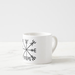 Vegvisir Viking Symbol Espressomugg