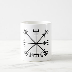 Vegvisir Viking Symbol Kaffemugg