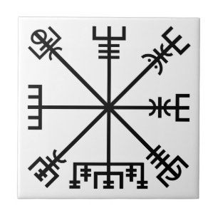 Vegvisir Viking Symbol Kakelplatta