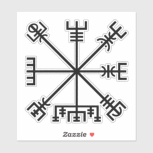Vegvisir Viking Symbol Klistermärken
