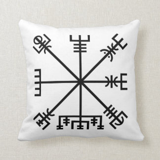 Vegvisir Viking Symbol Kudde