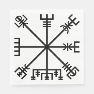 Vegvisir Viking Symbol Pappersservett