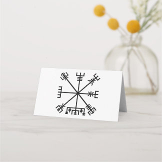 Vegvisir Viking Symbol Placeringskort