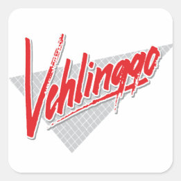 Vehlinggo Stickers Fyrkantigt Klistermärke