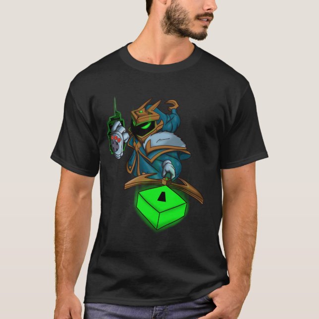 Veigar Shiranui ANIME MANGA TECKNAD MEME GIFT T Shirt (Framsida)