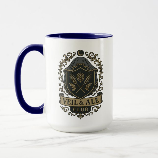 Veil & Ale Club | Halloween Gifts Mugg (Vänster)