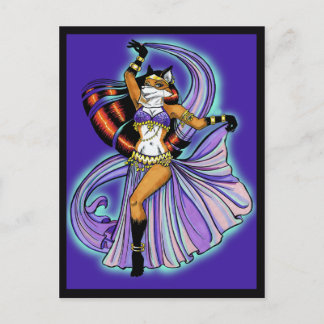 Veil Dancer Postcard Vykort