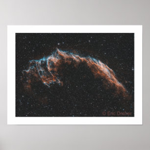 Veil Nebula - NGC 6992 - Eric Dreher Poster
