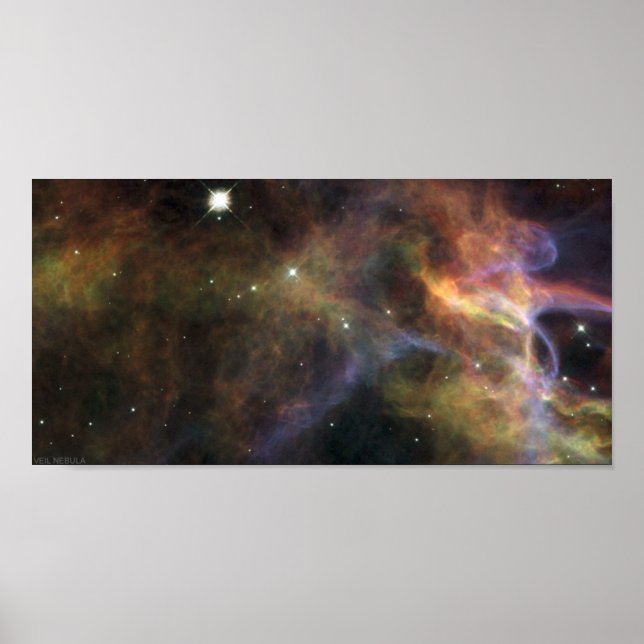 Veil Nebula Poster (Framsidan)