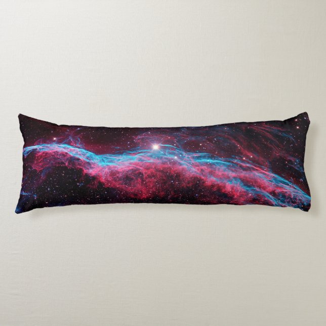 Veil Nebula, Witch's Broom, Astronomy Print, Space Kroppskudde (Framsidan)