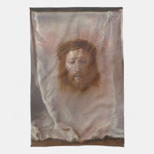Veil of Veronica - Domenico Fetti Fine Art Kökshandduk