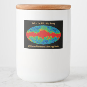 Veil över WMAP Universe Mat Etiketter