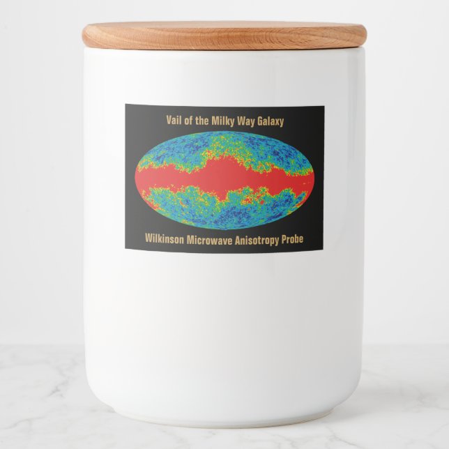 Veil över WMAP Universe Mat Etiketter (Framsida)