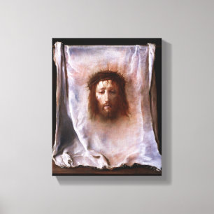 Veil Veronica av Domenico Fetti Canvastryck