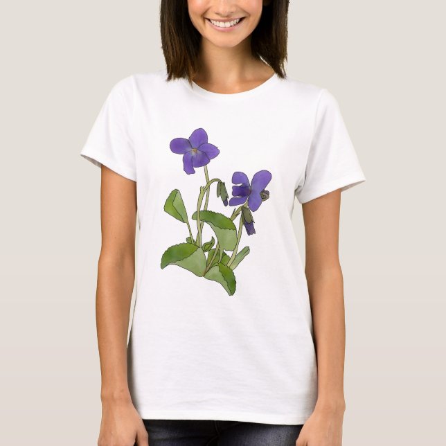 Veilchen T-Shirt (Framsida)