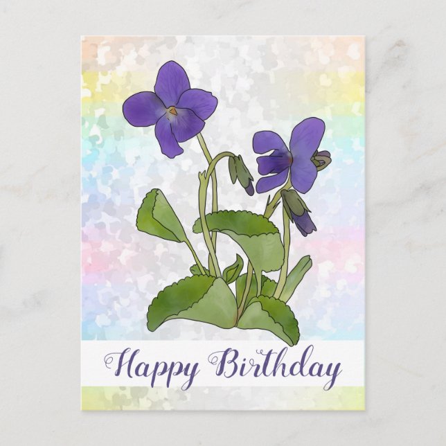 Veilchen Vykort (Framsida)