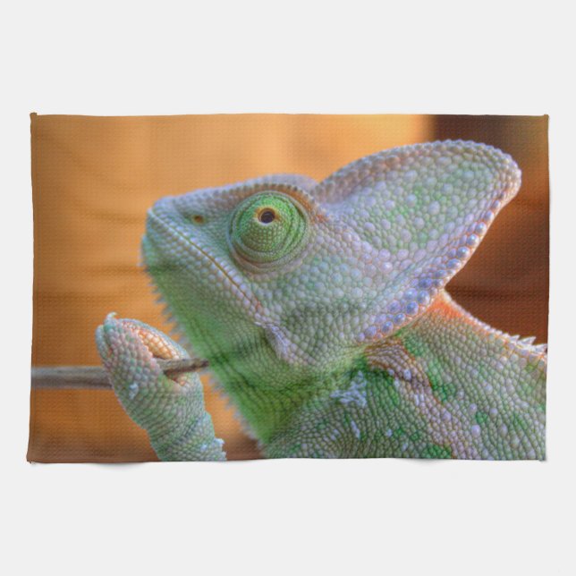 Veiled Chameleon Kökshandduk (Horisontell)