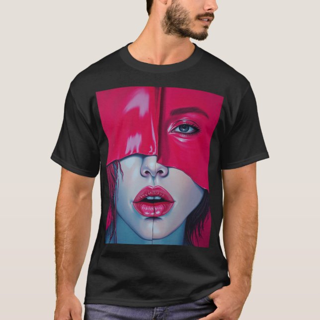 "Veiled Desire" T Shirt (Framsida)