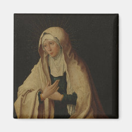 Veiled Virgin Mary (av Lucas van Leyden) Magnet