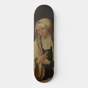 Veiled Virgin Mary (av Lucas van Leyden) Mini Skateboard Bräda 18,5 Cm