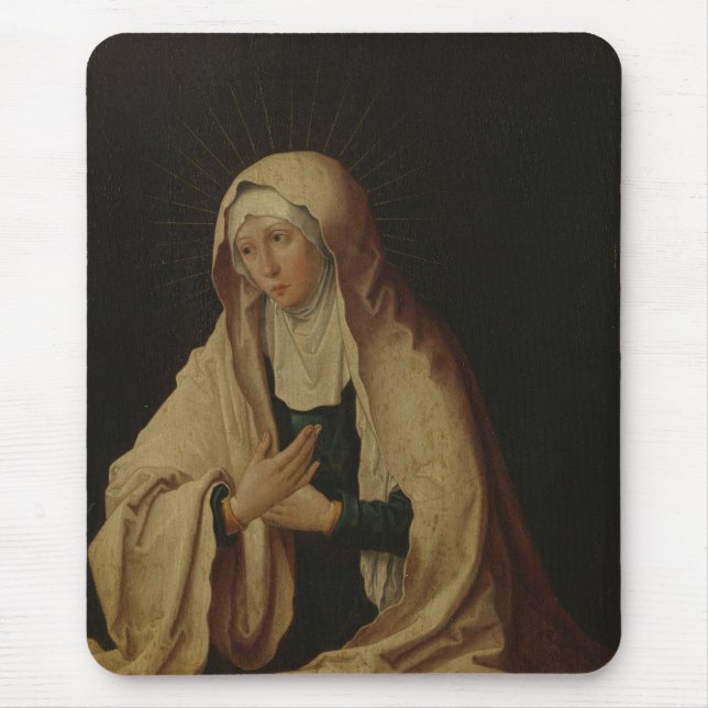 Veiled Virgin Mary (av Lucas van Leyden) Musmatta (Framsidan)