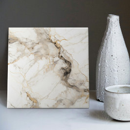 Vein of Guld Faux Marble Intricate Accent Kakelplatta