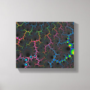 Veins - Fractal Art Canvastryck