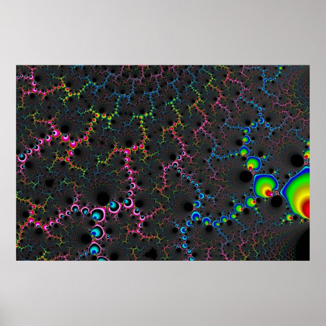 Veins - Fractal Art Poster (Framsidan)