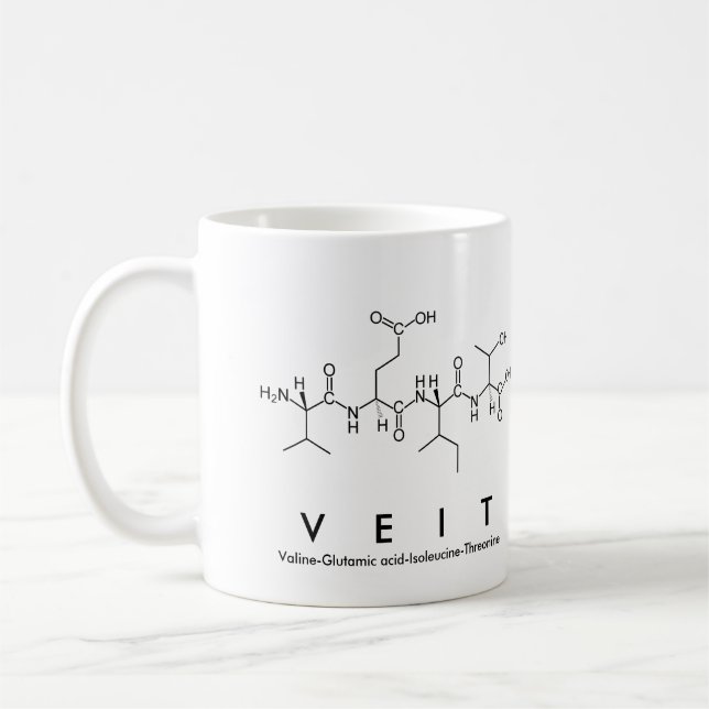 Veit peptide namn mugg (Vänster)
