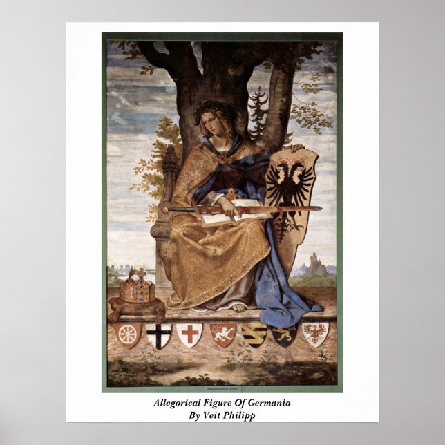 Veit Philipp Allegorical Figur Poster (Framsidan)