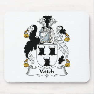 Veitch familjvapensköld musmatta