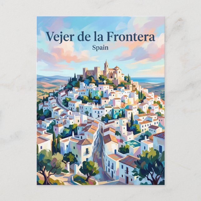 Vejer de la Frontera Spanien Vykort (Framsida)