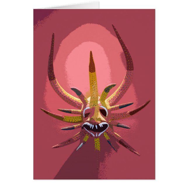 Vejigante maskerar från Puerto Rico Hälsningskort (Framsidan)