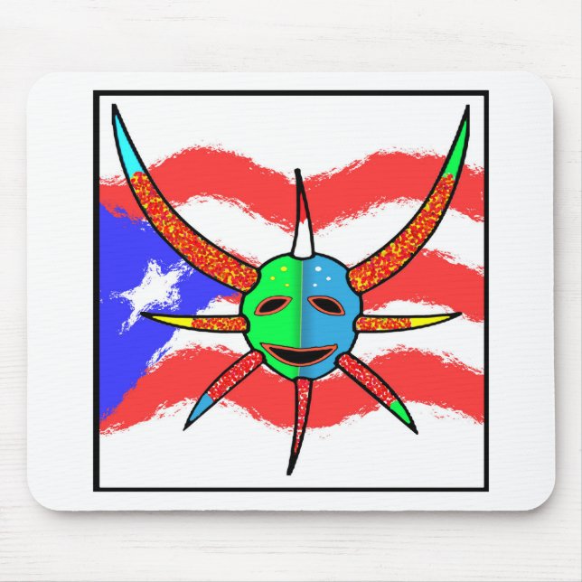 vejigante maskerar musmatta (Framsidan)