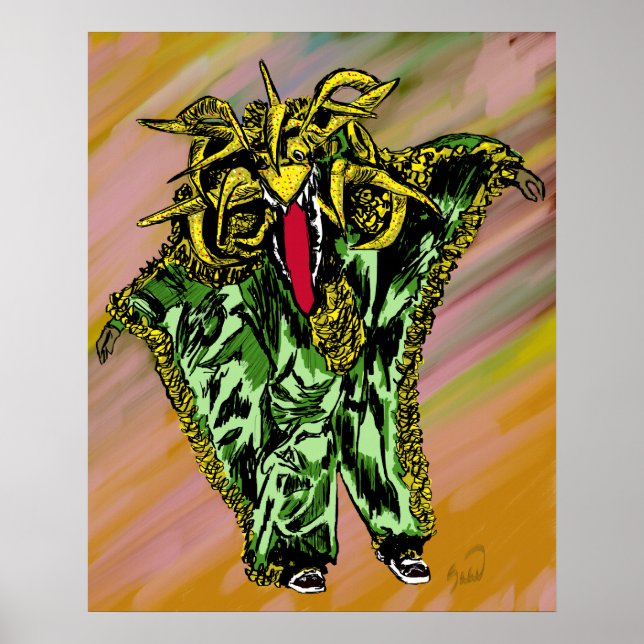 Vejigante Verde Poster (Framsidan)