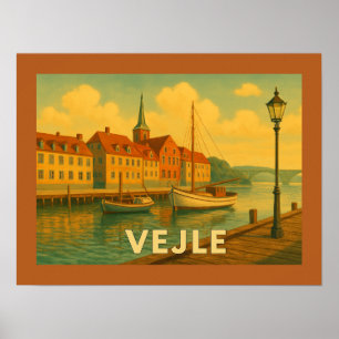 Vejle Danmark Bron Poster