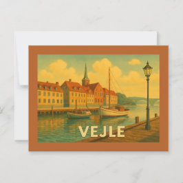 Vejle Danmark Bron Vykort