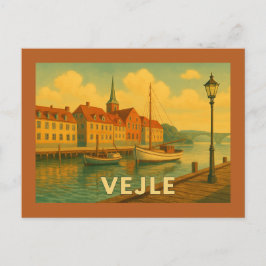 Vejle Danmark Bron Vykort