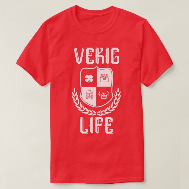 Vekig Life T Shirt (Design framsida)