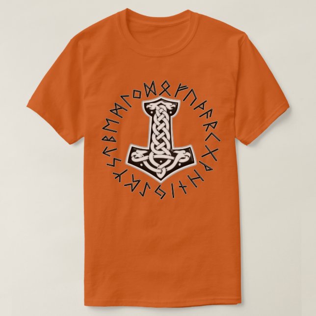 Vekig Viking symbol T Shirt (Design framsida)