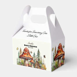 Vekimistisk skogsskog Mushroom babydusch Presentaskar