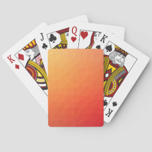Vektor apelsin textur casinokort