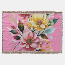 vektor för rosa av gult av pastellkonst i blommigt