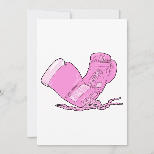 vektor för rosa boxning (Framsida)