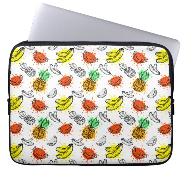 Vektorbilder, sömlösa Mönster Laptop Fodral (Framsidan)