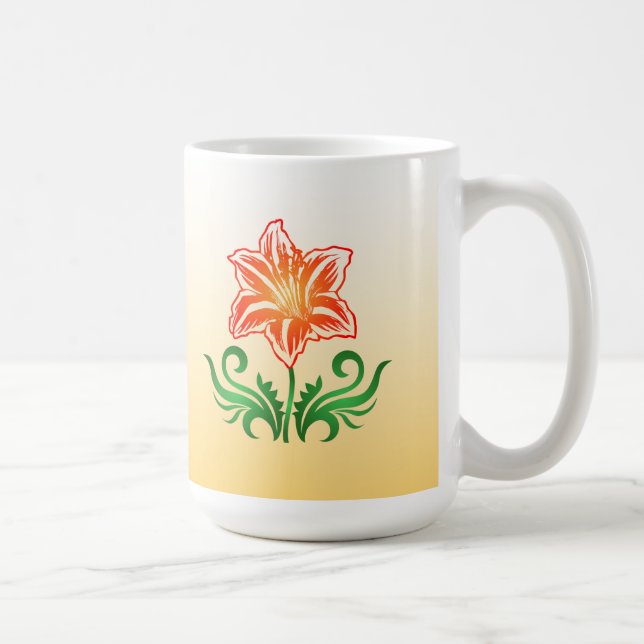 Vektorblomma: Kaffemugg (Höger)