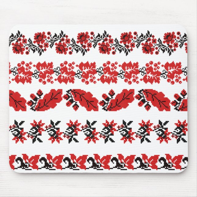 vektorer ukraine scheme mönster kit musmatta (Framsidan)