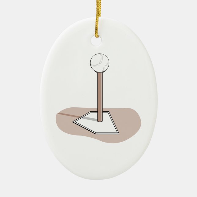 vektorgrafik t-boll julgransprydnad keramik (Framsidan)