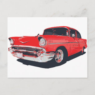 Vektorillustration för Chevy Bel Luft Vykort