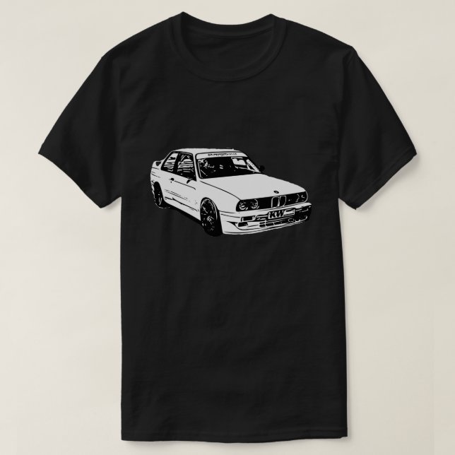 Vektorn avbildar den BMW EDM euroen T Shirt (Design framsida)